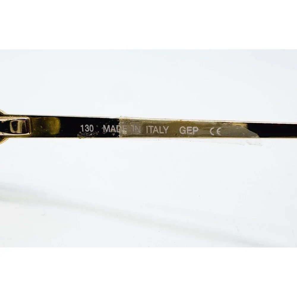 Luxottica Eyeglasses Womens Gold 2184 G672 Italy 54-18-130